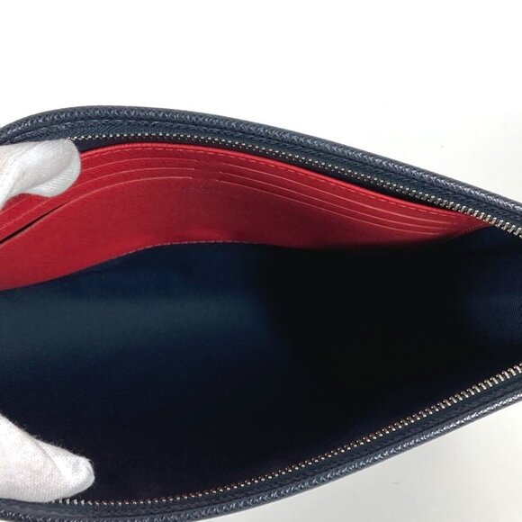 LOUIS VUITTON Red Leather Pouch - Picture 10 of 12